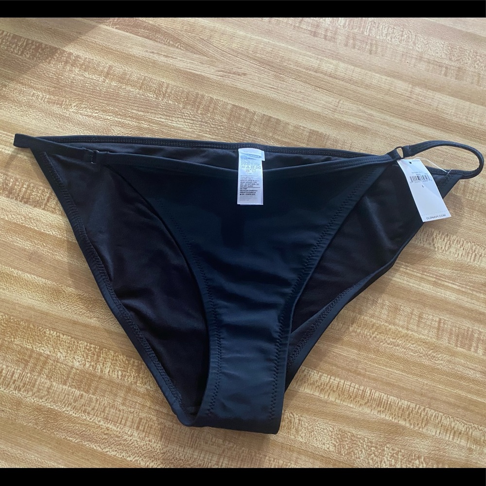 NWT String Bikini Bottom- Black